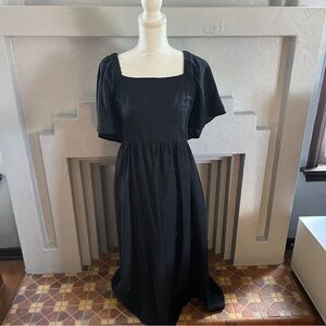 A New Day Black Tie Back Maxi Dress